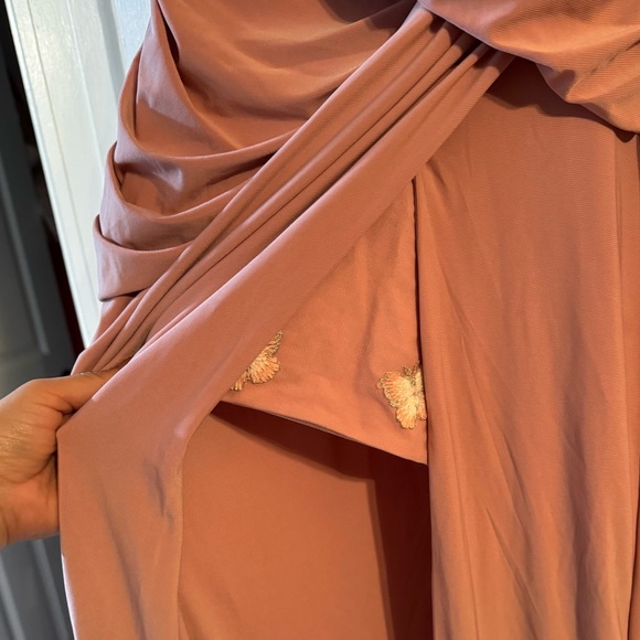 Windsor dusty rose colored dress size large, worn once - Picture 5 of 6